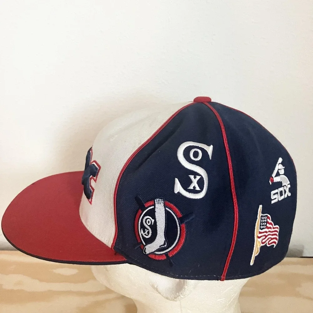 Chicago White Sox Hat Cap Fitted Mens MLB Baseball American Needle Cooperstown